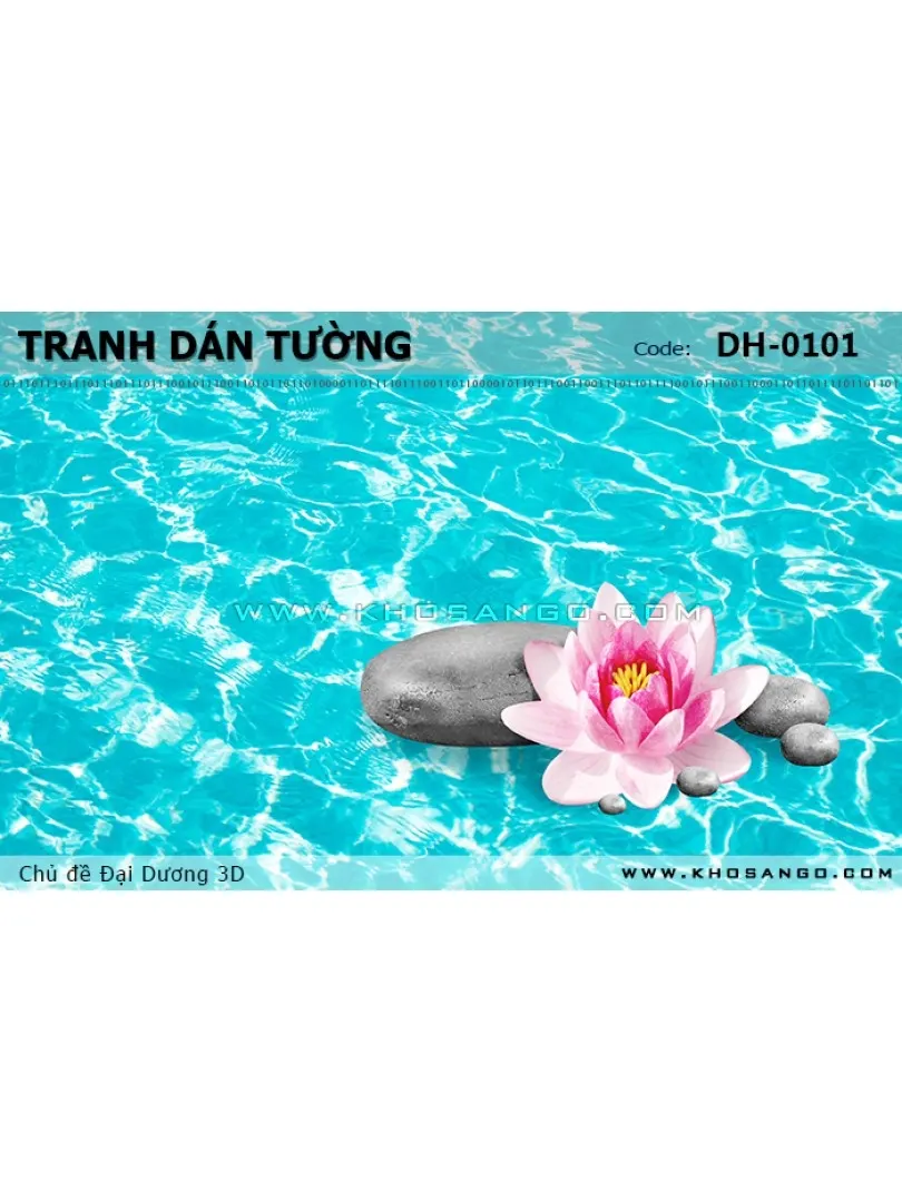Tranh dán tường Đại Dương 3D DH-0101