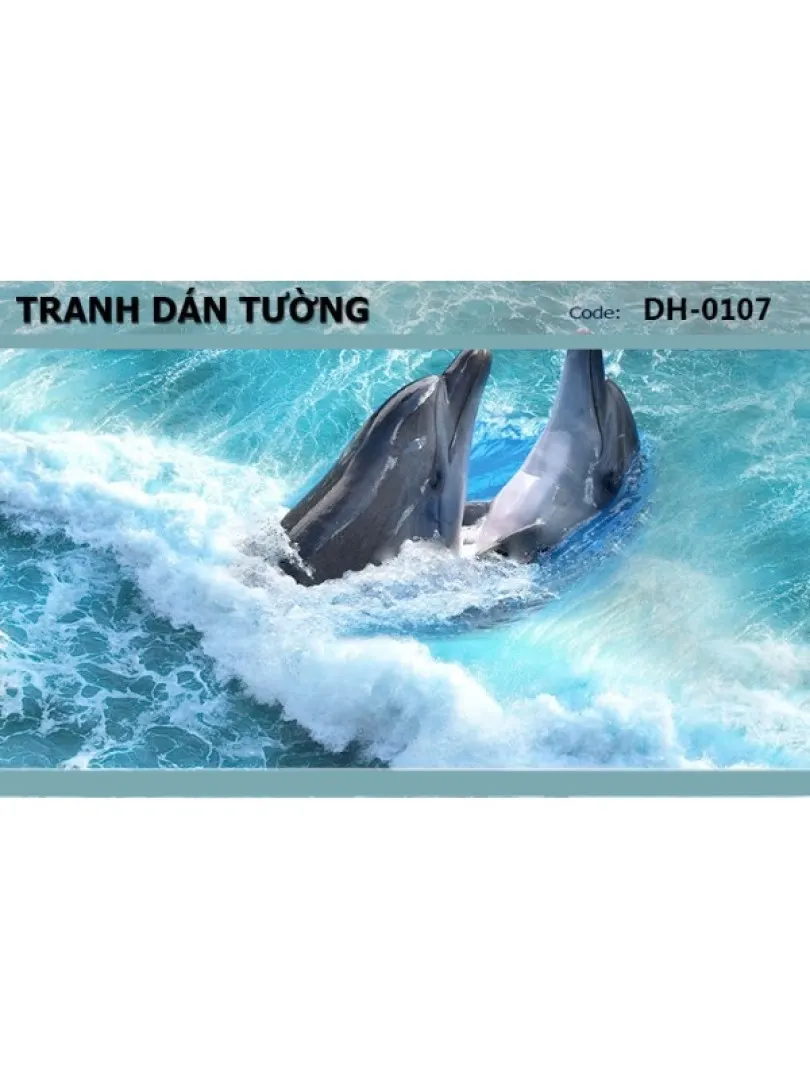 Tranh dán tường Đại Dương 3D DH-0107