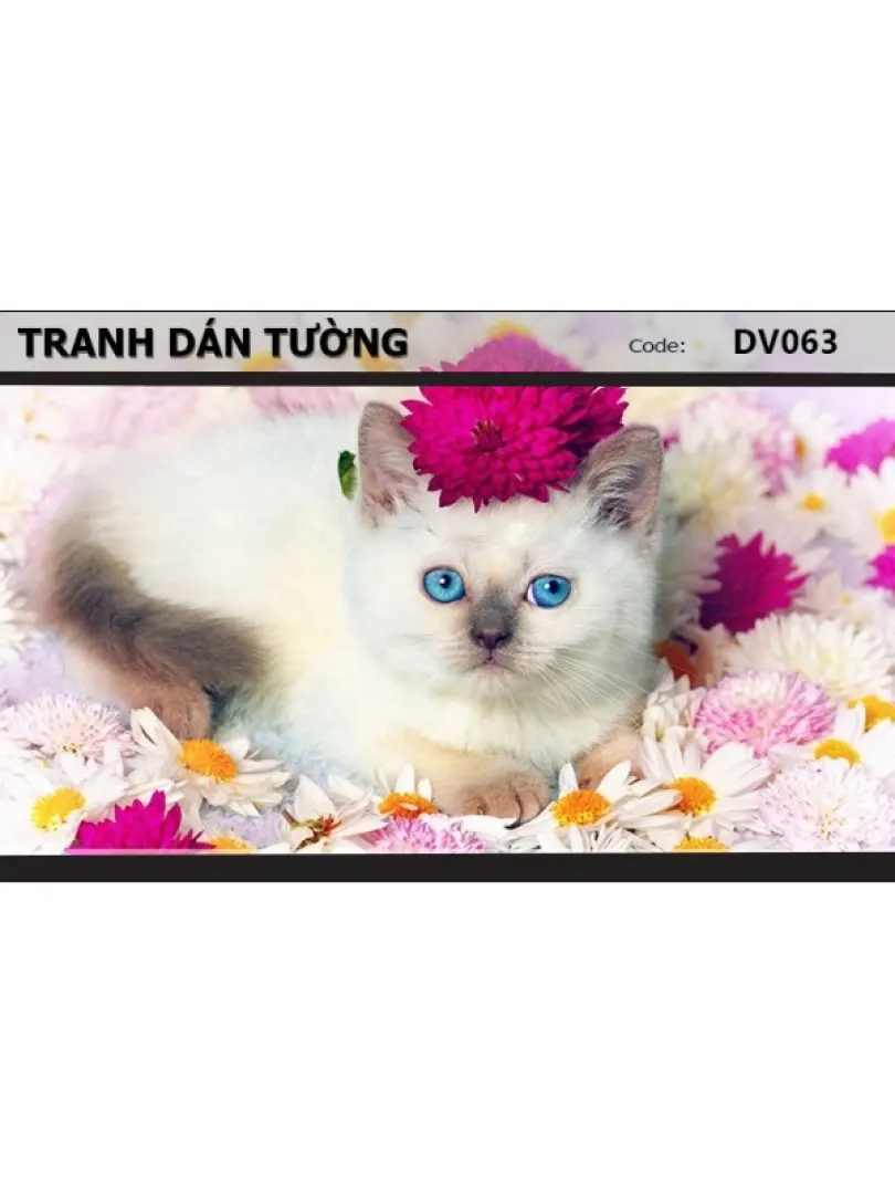 Tranh dán tường Động vật DV063
