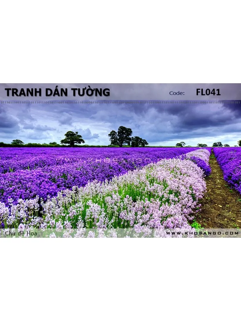 Tranh dán tường Hoa FL041