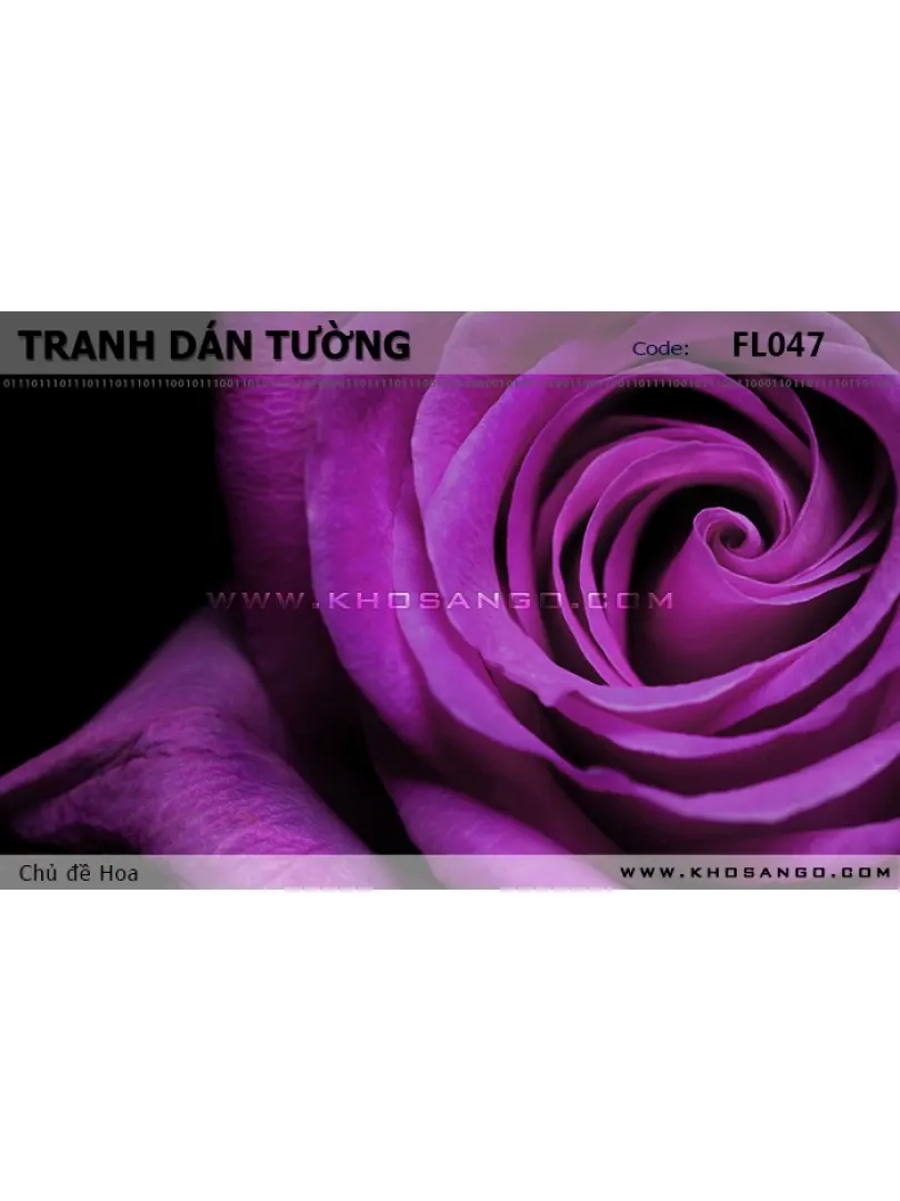 Tranh dán tường Hoa FL047