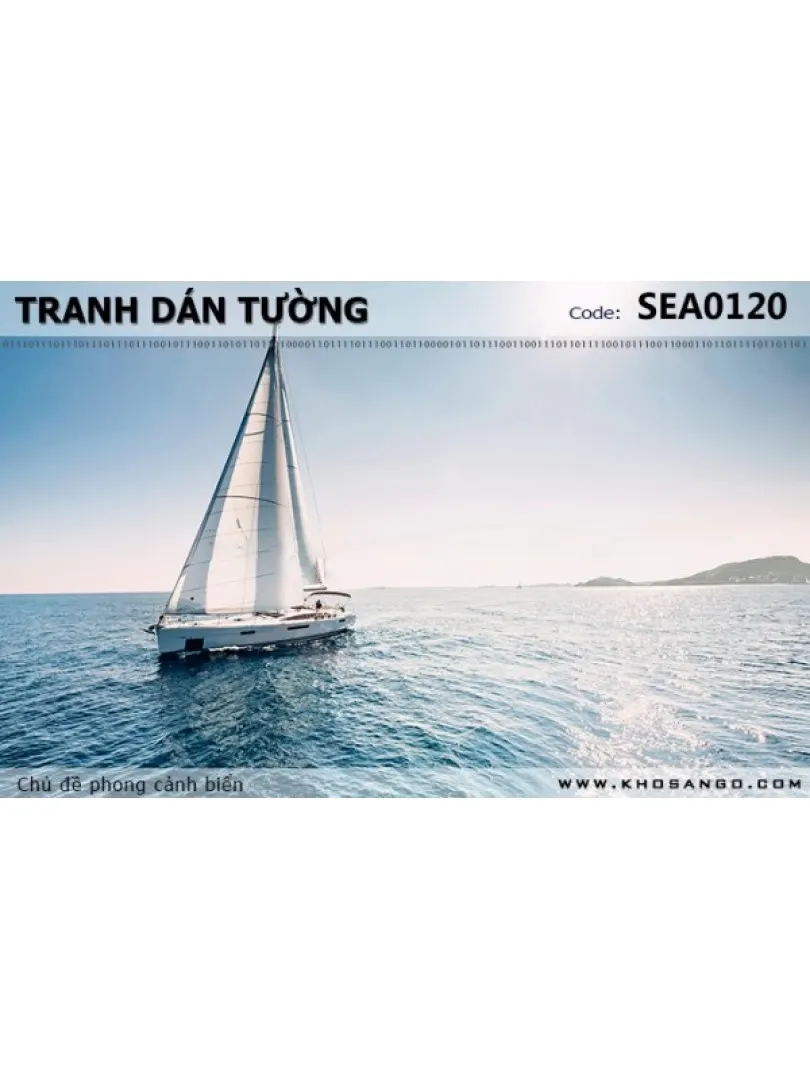 Tranh dán tường phong cảnh biển SEA120