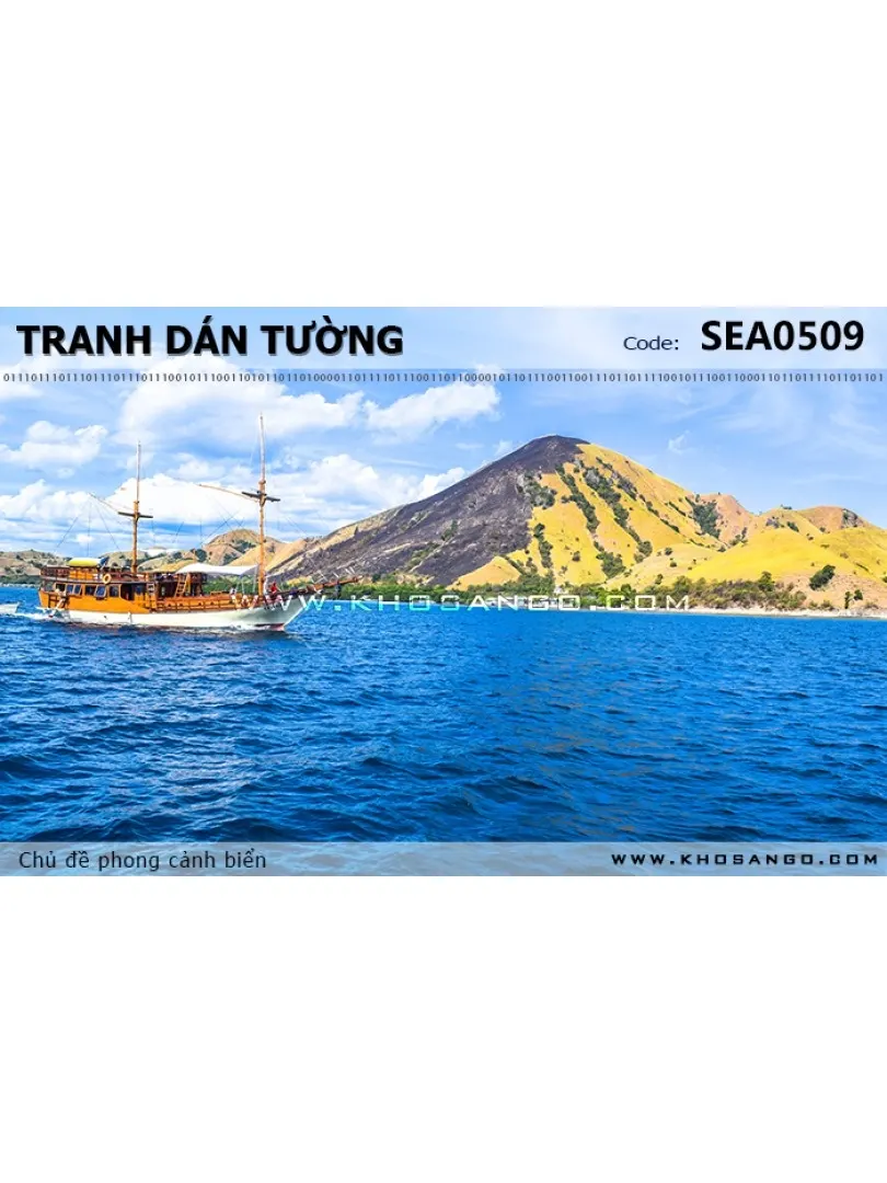 Tranh dán tường phong cảnh biển SEA509