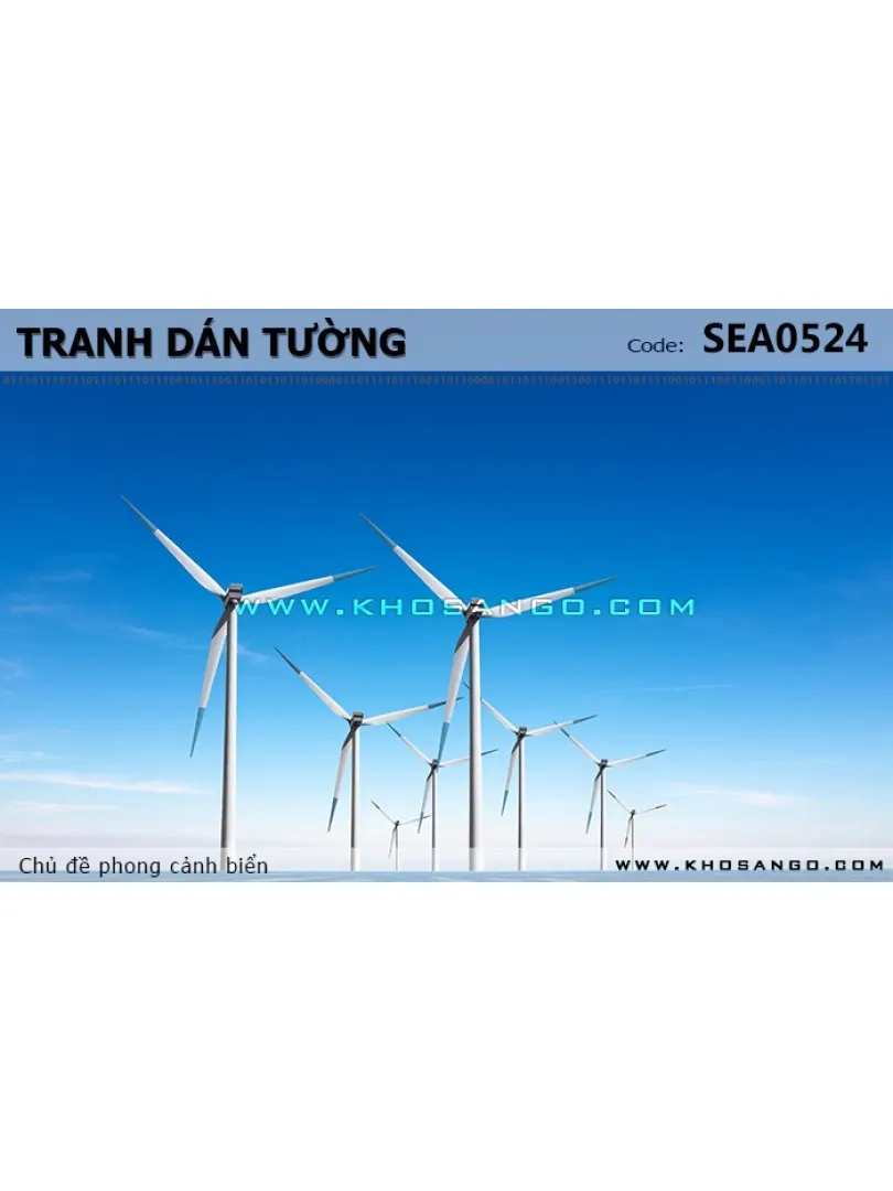 Tranh dán tường phong cảnh biển SEA524
